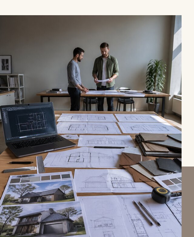 Проект дома 10 на 8 с гаражом под ключ на заказ в Казани
